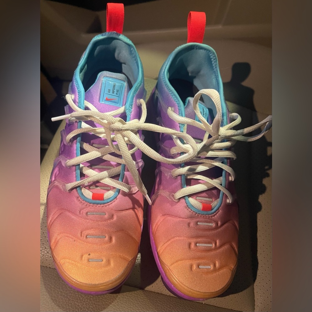 Nike Blue and Purple Running Shoe